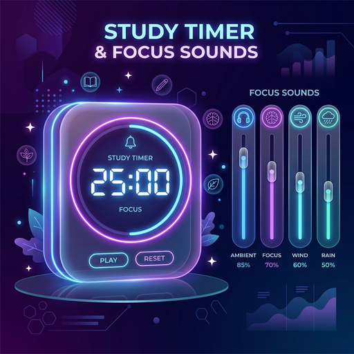 Study Timer & Focus Sounds